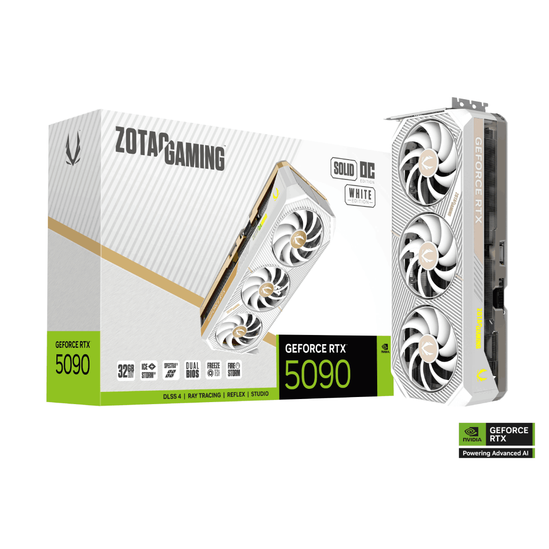 ZOTAC GAMING GeForce RTX 5090 SOLID OC White Edition - 画像 (2)